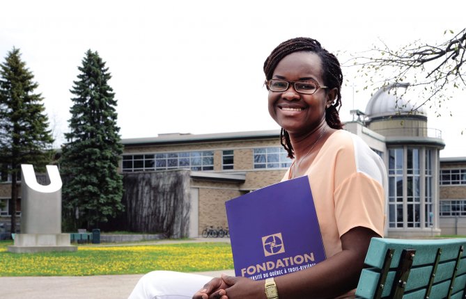 Josiane Metchedié Meupep, fière boursière