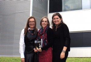 Marie-Josée Drolet (ergothérapie), Mireille Lalancette (lettres et communication) et Marie-Ève Caty (orthophonie).