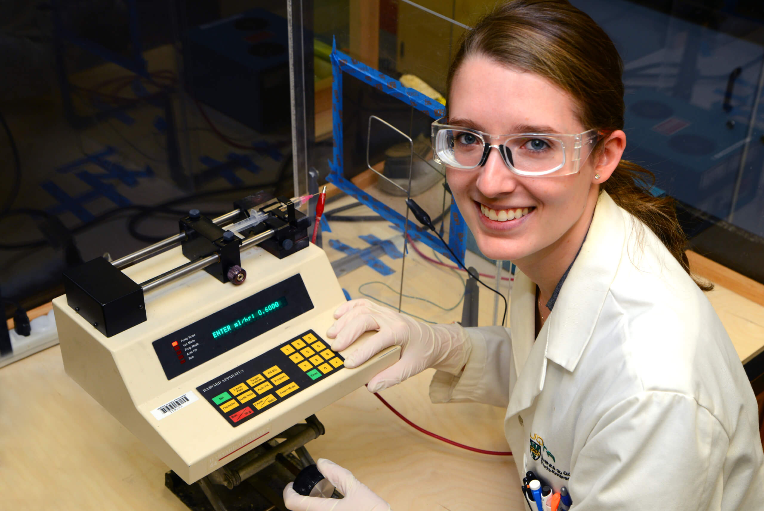 Laurence Paradis-Tanguay, étudiante à la maîtrise en chimie à l’UQTR