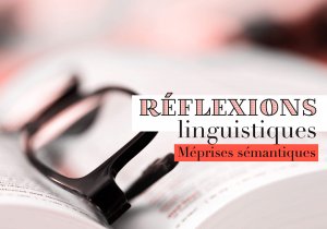 Réflexions linguistiques - Meprises sémantiques