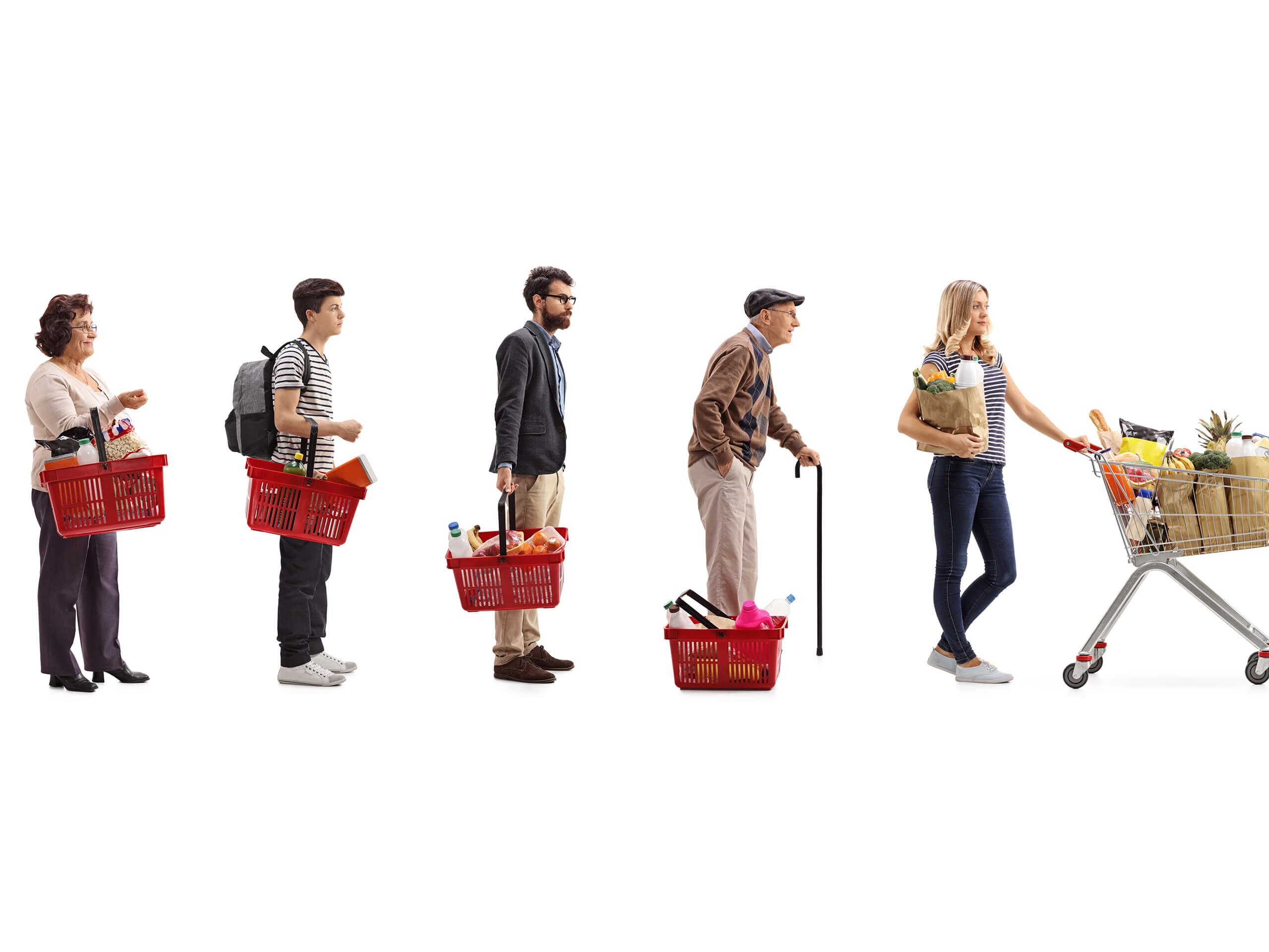 On fait la file ou on se faufile?