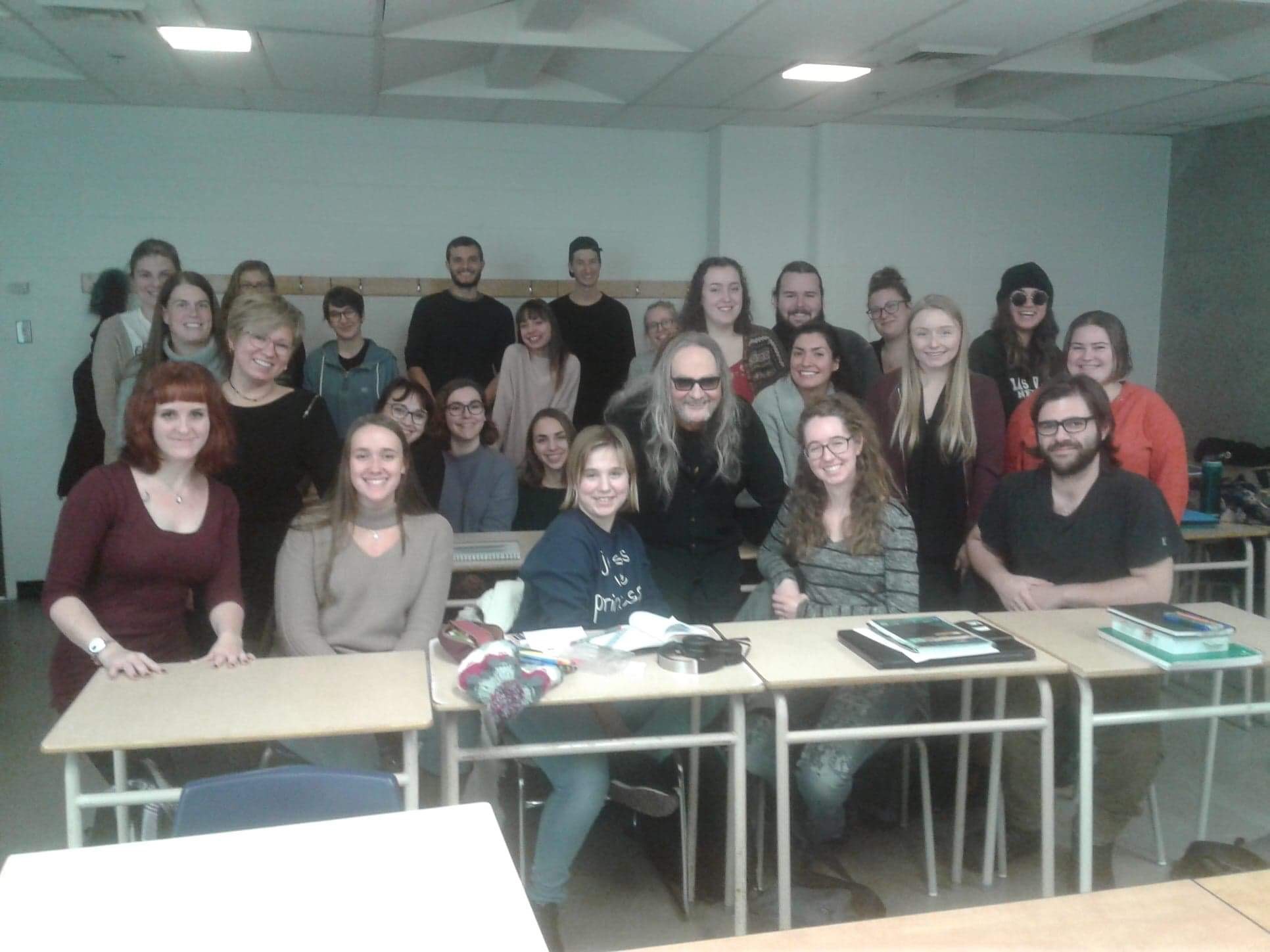 Breen Leboeuf rencontre les étudiants du cours Chanson québécoise