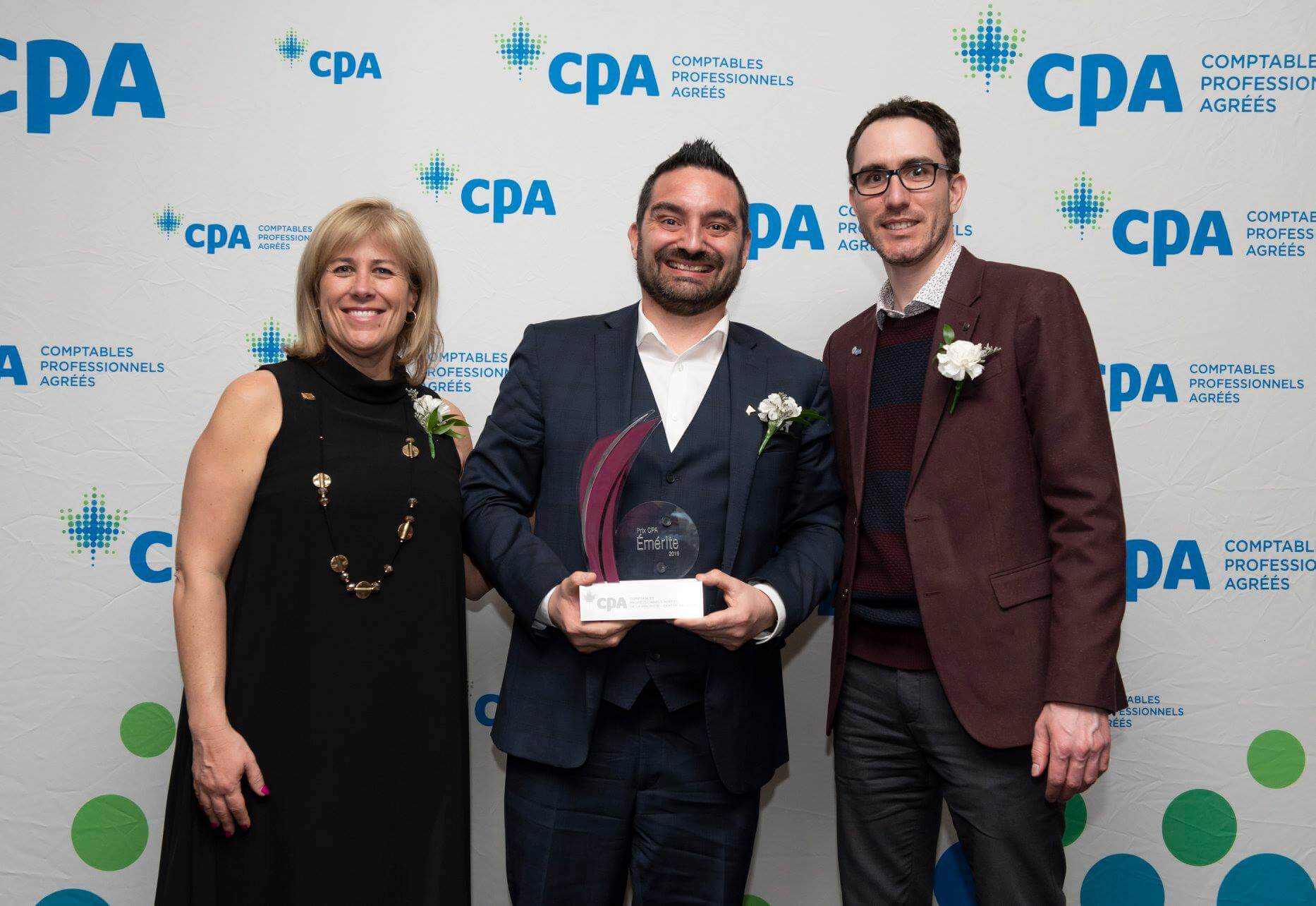 Patrick Benjamin reçoit le Prix CPA Émérite