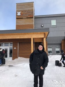 Participation de la professeure et biochimiste Isabel Desgagné-Penix à l'Expo-sciences autochtone Québec 2019, à Kuujjuaq au Nunavik.