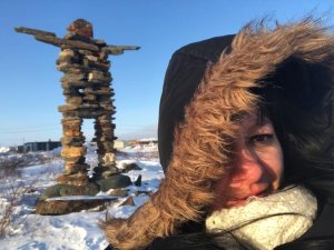 Participation de la professeure et biochimiste Isabel Desgagné-Penix à l'Expo-sciences autochtone Québec 2019, à Kuujjuaq au Nunavik.