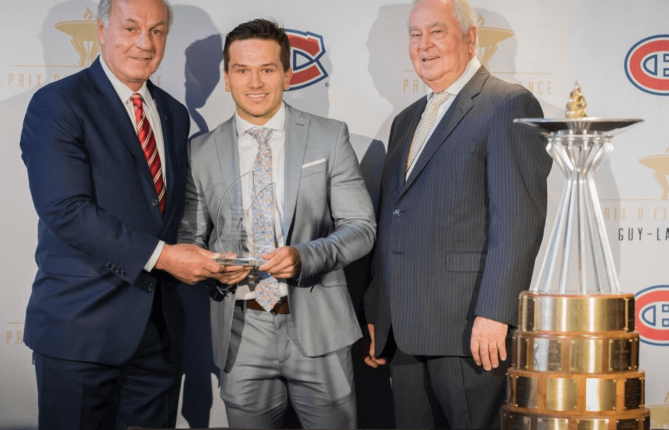 Christophe Boivin, récipiendaire du prix d'excellence Guy Lafleur