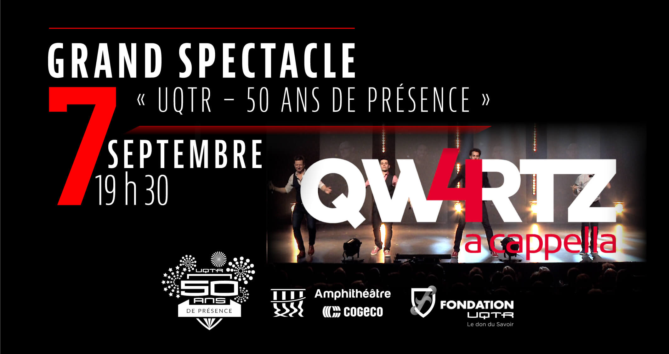 Grand spectacle « UQTR – 50 ans de présence »