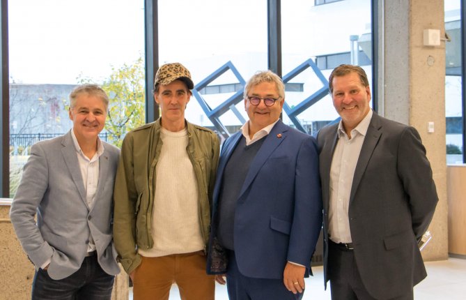 Mario Jean, Daniel Gélinas, Éric Forest et Richard Legendre parmi les immortels de l’UQTR