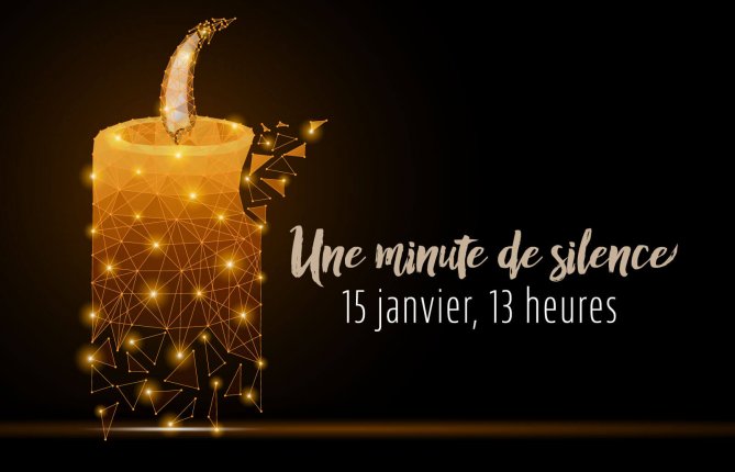 Une minute de silence et de chagrin solidaire