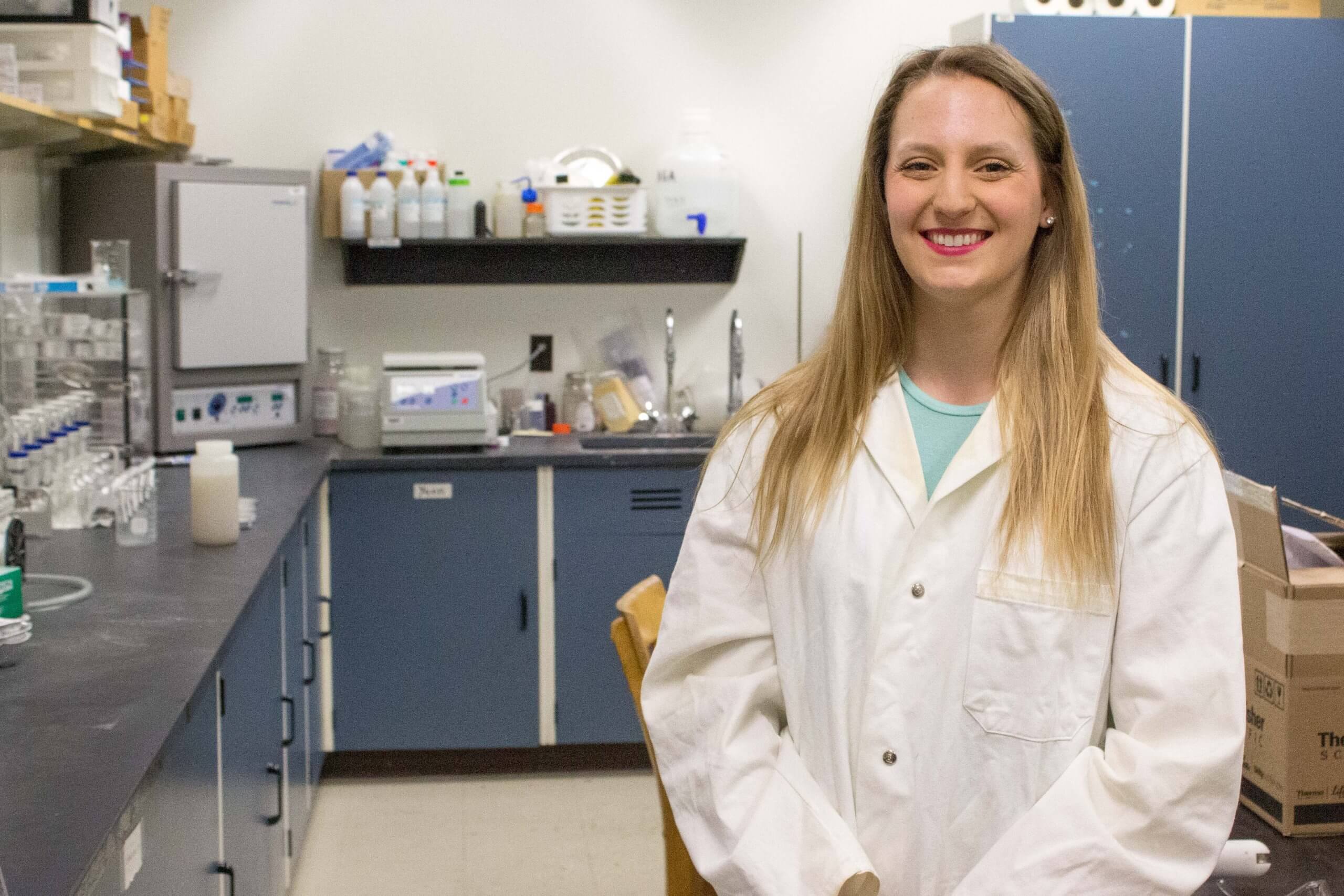 En vidéo: Daphney Dubé-Richard de retour à l’UQTR pour ses analyses en laboratoire