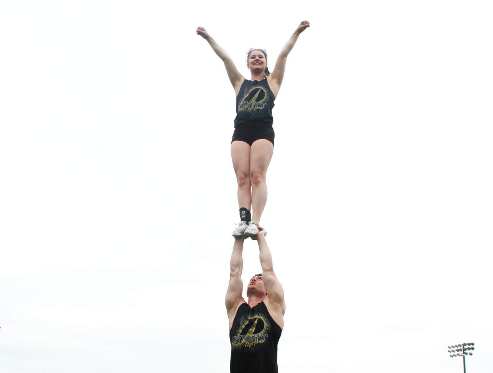 Anne-Michèle Pagé-Primeau à la barre de l’équipe de cheerleading des Pats