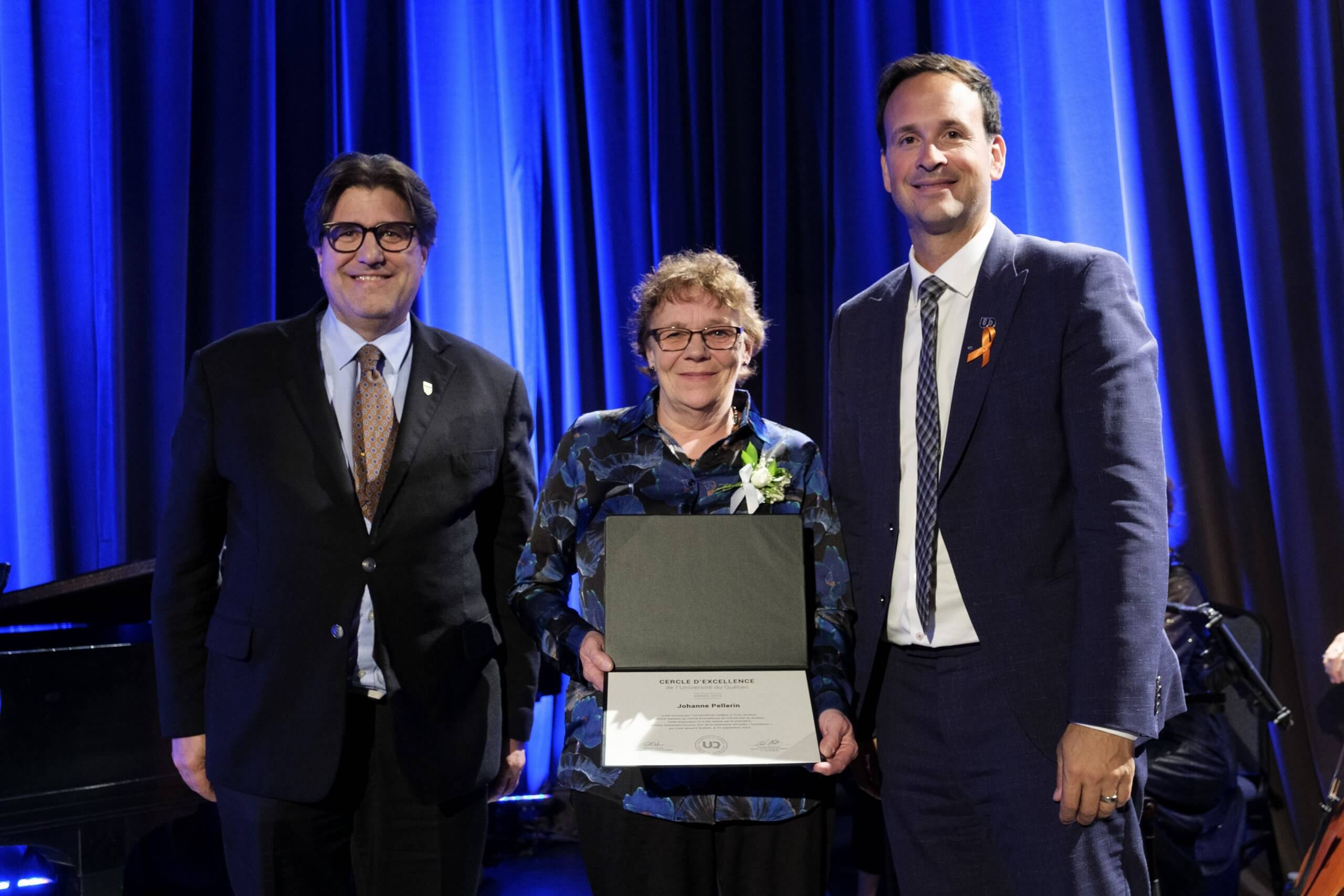 Johanne Pellerin entre au Cercle d’excellence de l’Université du Québec