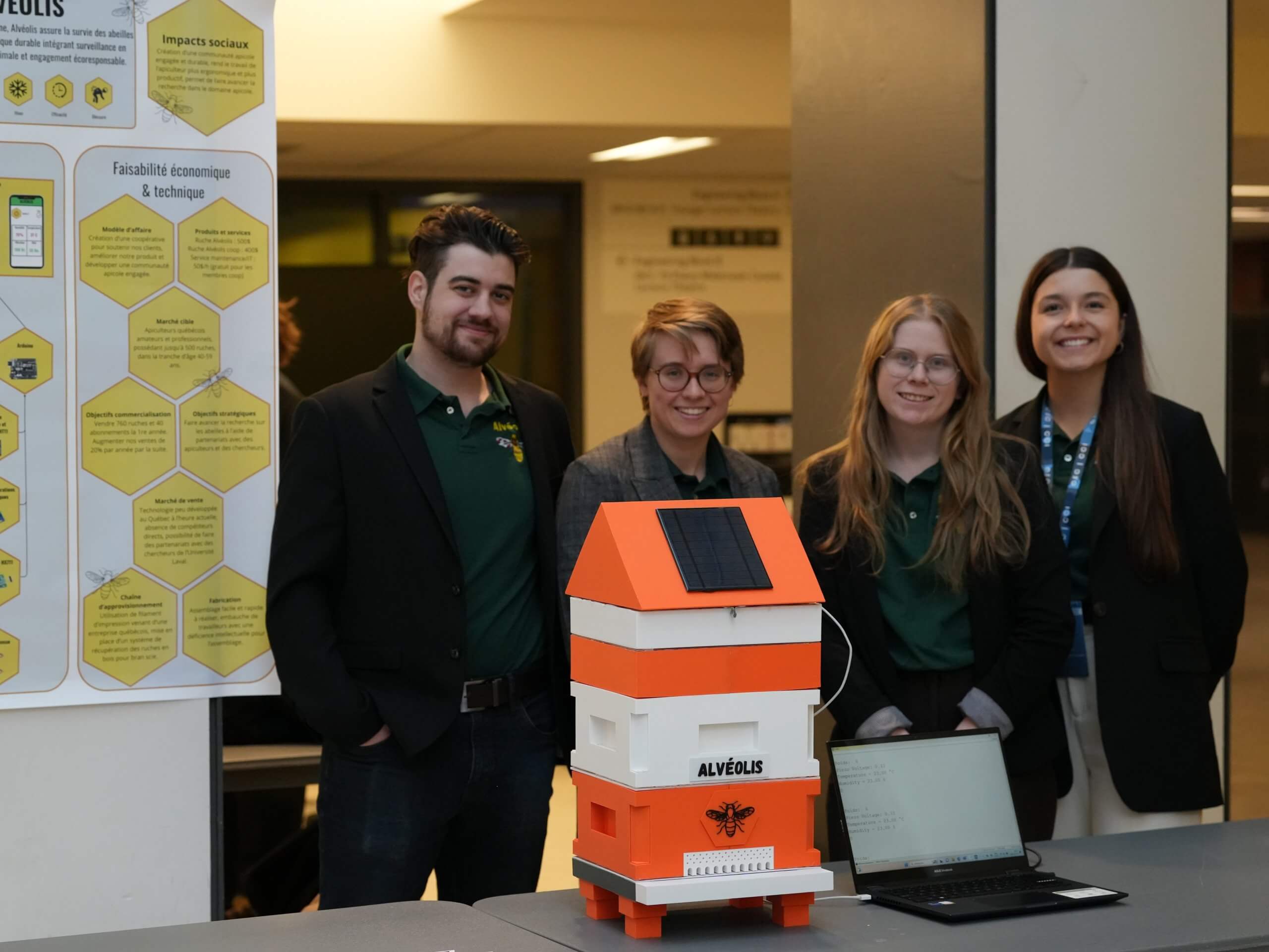 Un podium pour l’UQTR à la Compétition canadienne d’ingénierie