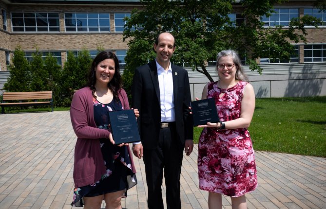 Les professeures Andrée Lessard, Anne-Marie Leclerc et Liette St-Pierre se distinguent au concours Lumières sur l’innovation pédagogique