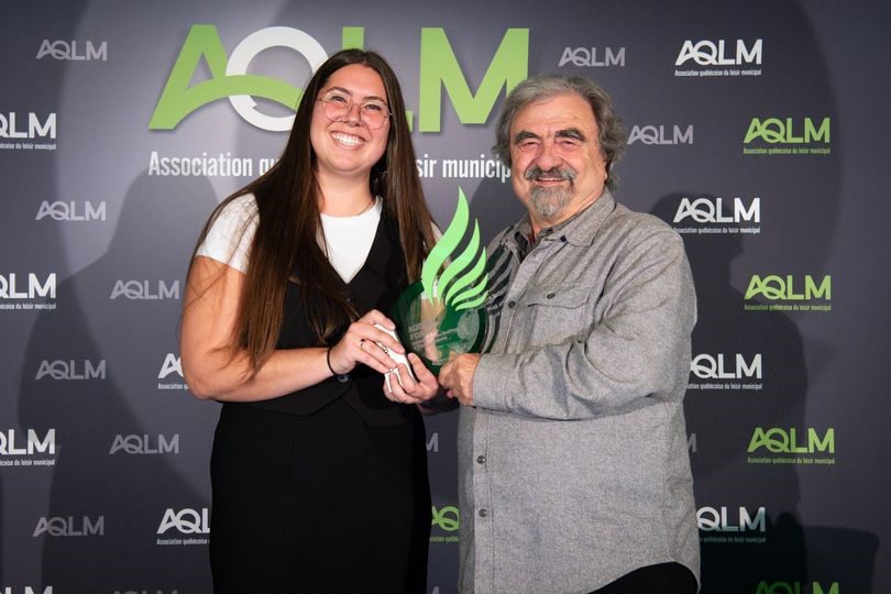 Une étudiante du baccalauréat en loisir, culture et tourisme se distingue lors de la Conférence annuelle du loisir municipal