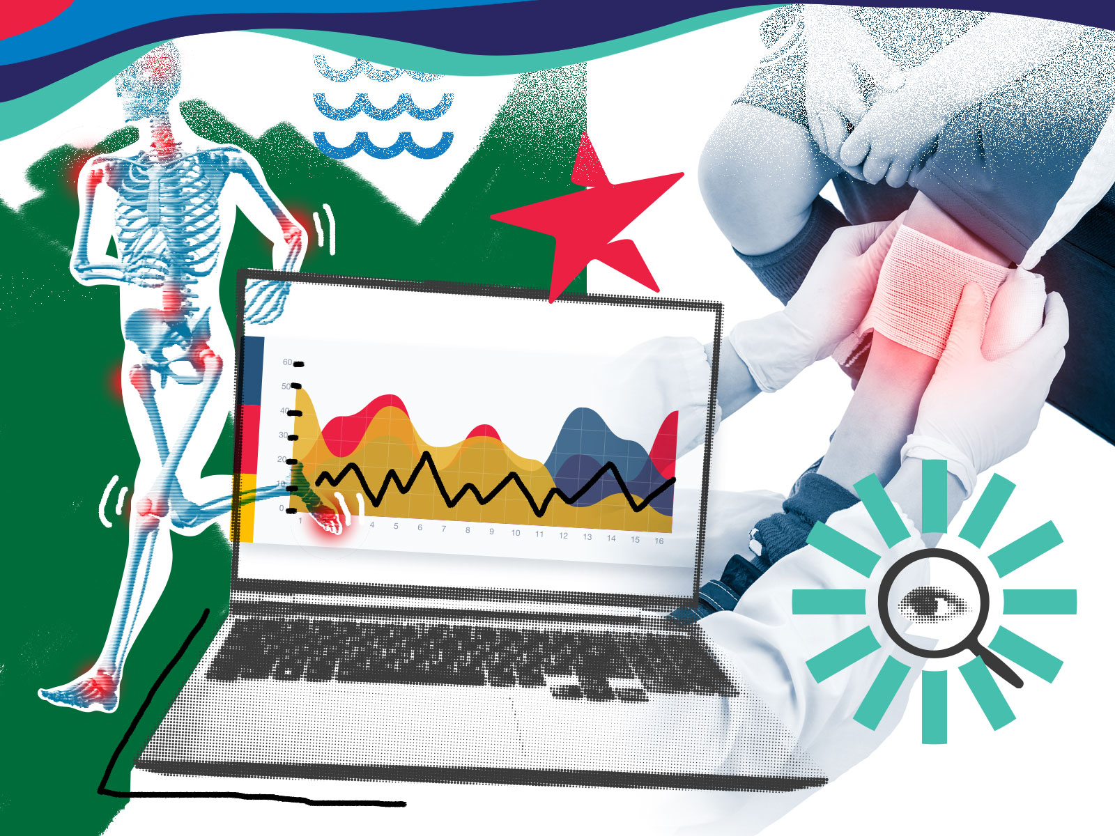 Répertorier les blessures et événements traumatiques et la prise en charge des athlètes