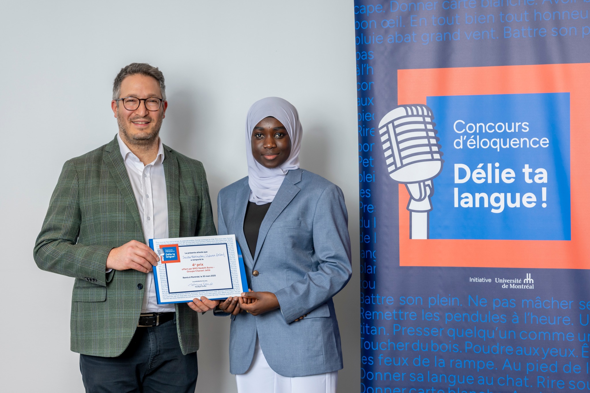 Délie ta langue : la finaliste de l’UQTR fait belle figure