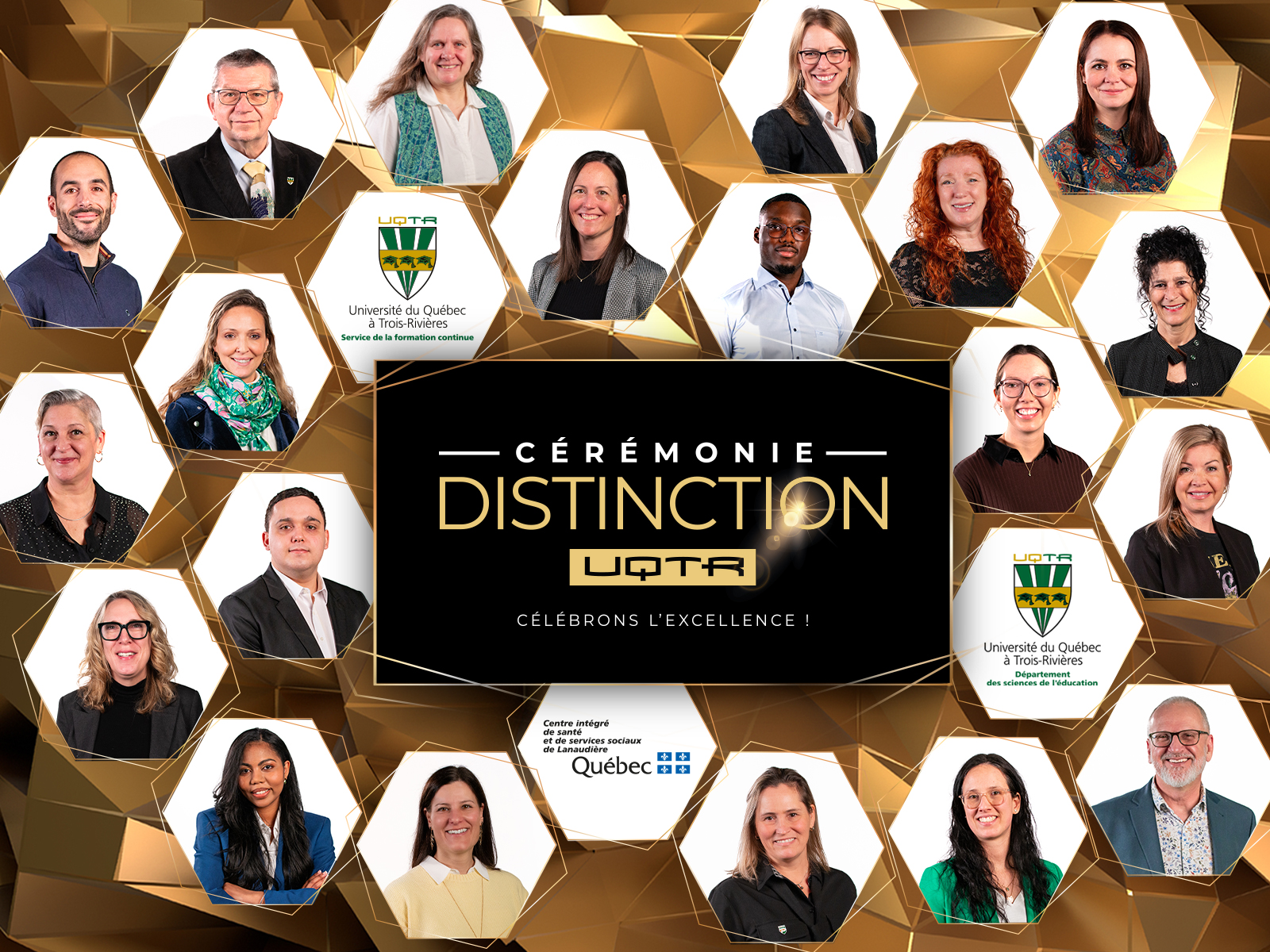 Cérémonie distinction : l’UQTR honore ses membres