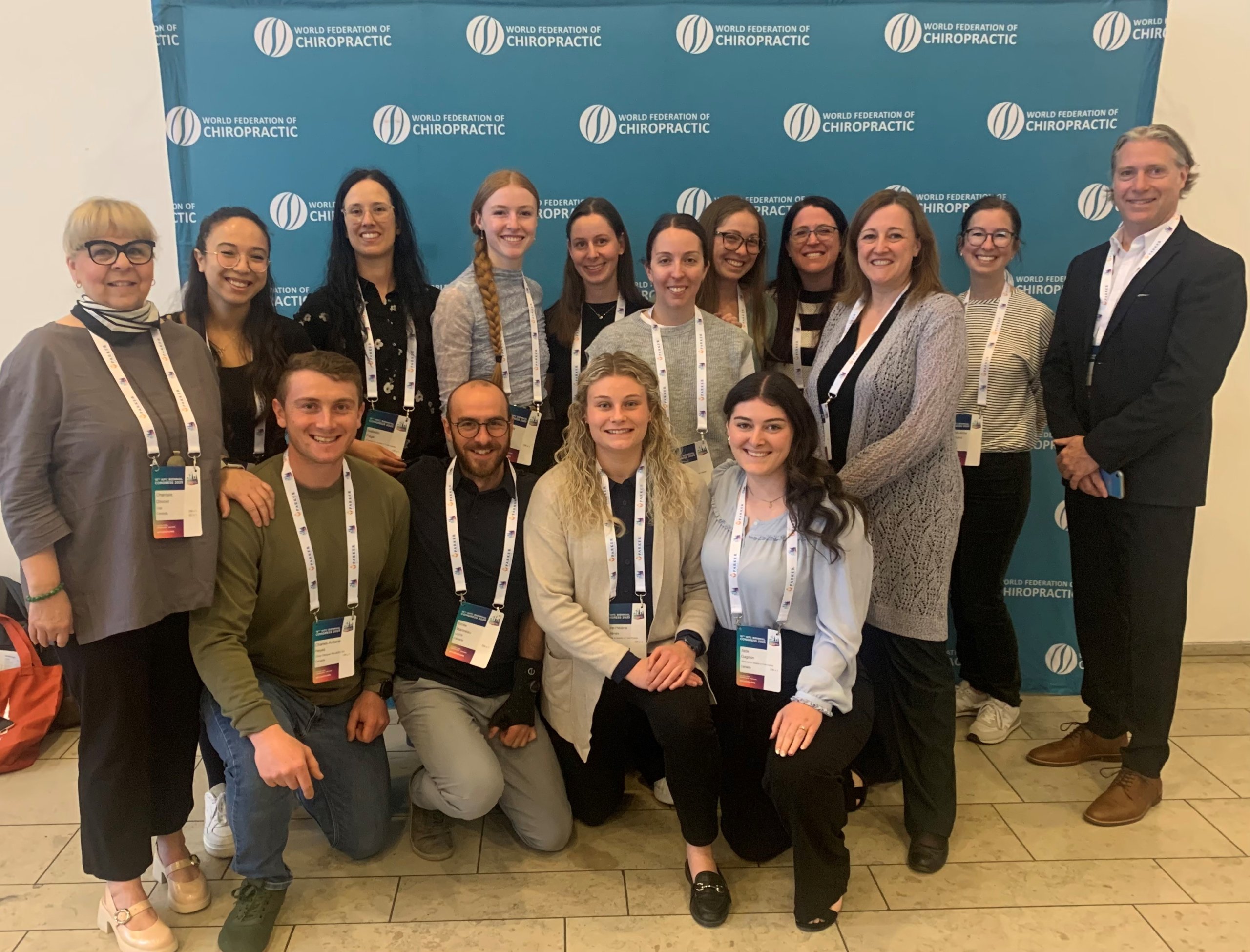 L’UQTR rayonne au congrès de la Fédération mondiale de chiropratique à Copenhague